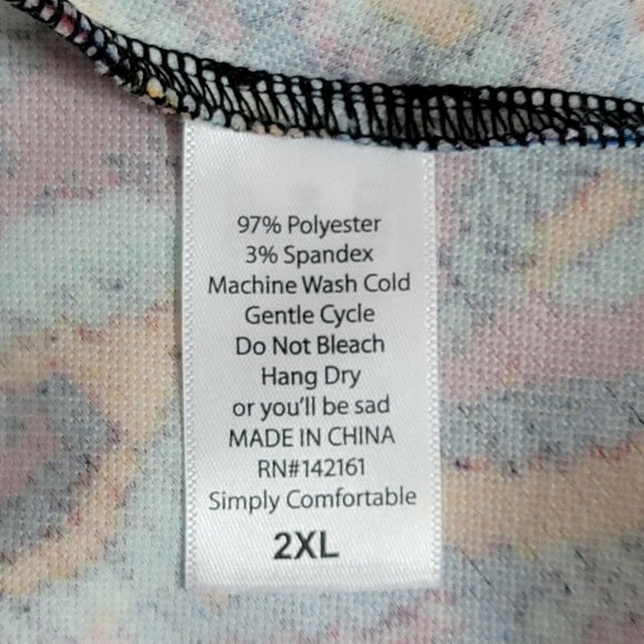 LuLaRoe Skirt Womens 2XL Multi-Color Aztec Geometric Print Below Knee Pull On - Picture 8 of 9